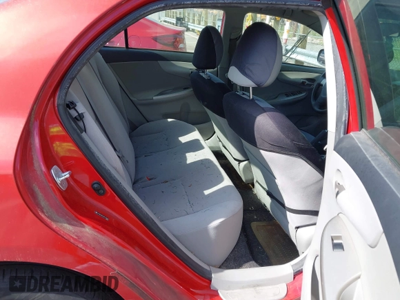 2011 Toyota Corolla L with VIN JTDBU4EE6B9135393, listed as a IAAI auction lot 42161648 with 267,437 mi miles. Bid and sale history available at carsss.com. Image 8.