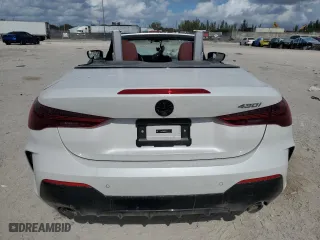 2025 BMW 4 Series 430i with VIN WBA33DB06SCS07578, listed as a Copart auction lot 43114995 with 5,169 mi miles and Salvage Title. Bid and sale history available at carsss.com. Image 6.