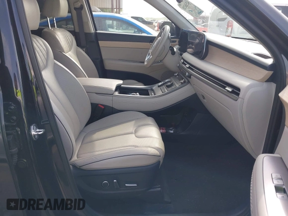 2024 Hyundai Palisade Limited z VIN KM8R5DGE9RU646608, wystawiony jako IAAI lot #42506228 z przebiegiem 54 895 mil mil oraz . Historia ofert i sprzedaży dostępna na DreamBid. Obrazek 5.