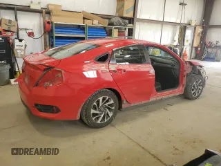 2017 Honda Civic EX with VIN 2HGFC2F85HH007271, listed as a Copart auction lot 52449905 with 139,706 mi miles and Salvage Title. Bid and sale history available at DreamBid. Image 3.