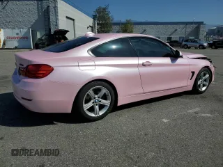 2015 BMW 4 Series 428i with VIN WBA3N7C58FK223086, listed as a Copart auction lot 54985015 with 115,857 mi miles and Salvage Title. Bid and sale history available at DreamBid. Image 3.