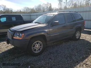 2004 Jeep Grand Cherokee Laredo with VIN 1J4GX48N14C435481, listed as a Copart auction lot 87855975 with 176,273 mi miles and Salvage Title. Bid and sale history available at carsss.com. Image 1.