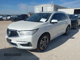 2017 Acura MDX Sport Hybrid w/Advance Pkg with VIN 5FRYD7H72HB001549, listed as a IAAI auction lot 41279343 with 80,135 mi miles. Bid and sale history available at carsss.com. Image 18.