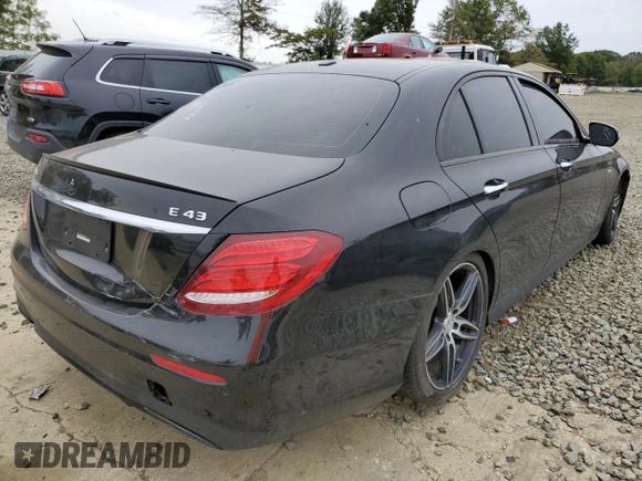 2017 Mercedes-Benz E-Class AMG E 43 with VIN WDDZF6EB8HA210523, listed as a Copart auction lot 59871562 with 55,851 mi miles. Bid and sale history available at carsss.com. Image 4.
