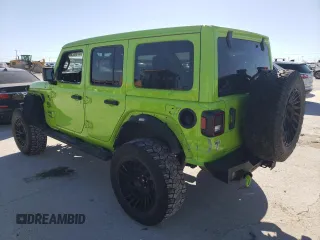2021 Jeep Wrangler Unlimited Sport S with VIN 1C4HJXDGXMW830164, listed as a Copart auction lot 47892245 with 59,369 mi miles and Salvage Title. Bid and sale history available at carsss.com. Image 2.