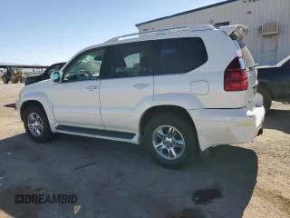 2008 Lexus GX 470 z VIN JTJBT20X480158763, wystawiony jako Copart lot #57632255 z przebiegiem 138 303 mil mil oraz Szkoda całkowita • Salvage title. Historia ofert i sprzedaży dostępna na DreamBid. Obrazek 2.