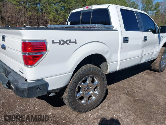 2014 Ford F-150 XL with VIN 1FTFW1EF9EFB42928, listed as a IAAI auction lot 41588979 with 154,192 mi miles. Bid and sale history available at carsss.com. Image 4.