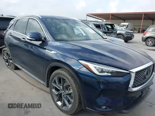 2019 Infiniti QX50 Luxe with VIN 3PCAJ5M14KF110183, listed as a IAAI auction lot 42323546 with 63,757 mi miles and . Bid and sale history available at DreamBid. Image 1.