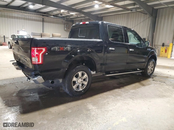 2017 Ford F-150 XL with VIN 1FTEW1EGXHFB19831, listed as a Copart auction lot 51917945 with 129,117 mi miles and Salvage Title. Bid and sale history available at carsss.com. Image 3.