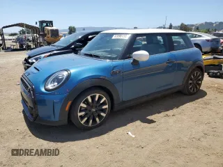 2023 MINI Hardtop Cooper S with VIN WMW53DH03P2S77360, listed as a Copart auction lot 62096115 with 29,683 mi miles and Salvage title. Bid and sale history available at DreamBid. Image 1.