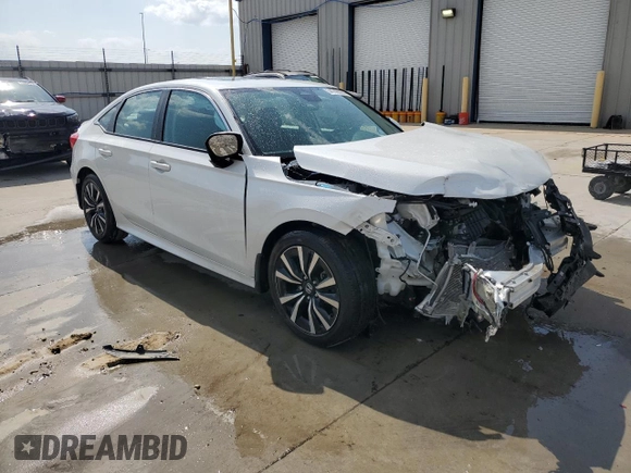 2023 Honda Civic EX with VIN 2HGFE1F73PH308955, listed as a Copart auction lot 54742035 with Not provided miles and Salvage title. Bid and sale history available at DreamBid. Image 4.