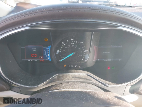 2017 Ford Fusion Titanium with VIN 3FA6P0SU2HR309895, listed as a IAAI auction lot 40963527 with 80,761 mi miles and . Bid and sale history available at DreamBid. Image 7.