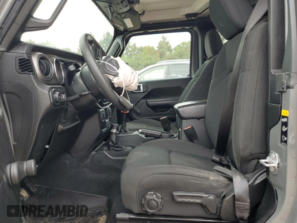 2021 Jeep Wrangler Willys with VIN 1C4GJXAG7MW539041, listed as a Copart auction lot 60457725 with 23,612 mi miles and Salvage title. Bid and sale history available at DreamBid. Image 7.