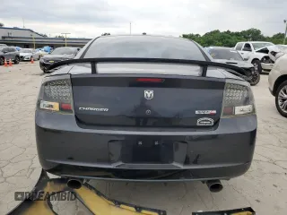 2007 Dodge Charger SRT-8 with VIN 2B3KA73W17H787515, listed as a Copart auction lot 55946524 with 133,295 mi miles and Salvage Title. Bid and sale history available at carsss.com. Image 6.