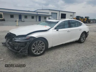 2018 Lexus LS 500 z VIN JTHB51FFXJ5006807, wystawiony jako Copart lot #52315865 z przebiegiem 60 236 mil mil oraz Szkody całkowita. Historia ofert i sprzedaży dostępna na DreamBid. Obrazek 1.