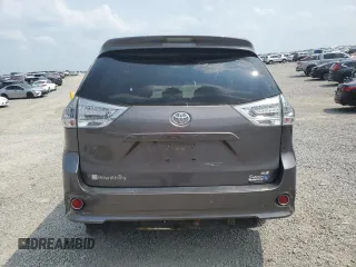 2017 Toyota Sienna SE with VIN 5TDXZ3DC3HS873163, listed as a Copart auction lot 59383605 with 81,223 mi miles and Salvage title. Bid and sale history available at DreamBid. Image 6.