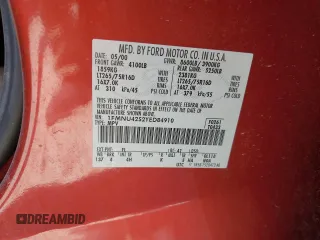 2000 Ford Excursion Limited z VIN 1FMNU42S2YED84910, wystawiony jako Copart lot #57272245 z przebiegiem 235 173 mil mil oraz Szkoda całkowita • Salvage title. Historia ofert i sprzedaży dostępna na DreamBid. Obrazek 14.