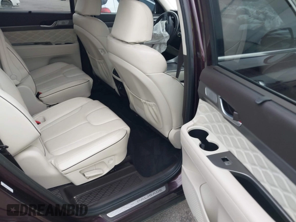 2020 Hyundai Palisade Limited z VIN KM8R54HE3LU117449, wystawiony jako IAAI lot #41954035 z przebiegiem 76 017 mil mil oraz . Historia ofert i sprzedaży dostępna na DreamBid. Obrazek 8.