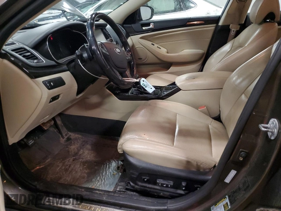 2014 Kia Cadenza Premium with VIN KNALN4D74E5137964, listed as a Copart auction lot 87814495 with 112,442 mi miles and Clean Title. Bid and sale history available at carsss.com. Image 7.