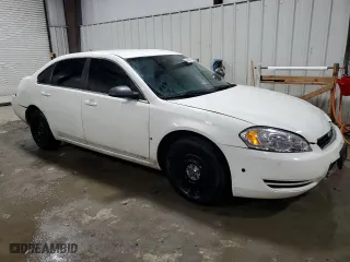 2008 Chevrolet Impala Police Police with VIN 2G1WS553081370314, listed as a Copart auction lot 84543594 with 167,833 mi miles and Salvage Title. Bid and sale history available at carsss.com. Image 4.