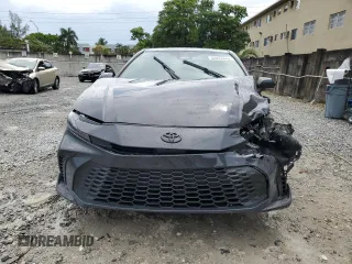 2025 Toyota Camry LE with VIN 4T1DAACK8SU580753, listed as a Copart auction lot 52051845 with 1,411 mi miles and Salvage Title. Bid and sale history available at carsss.com. Image 5.