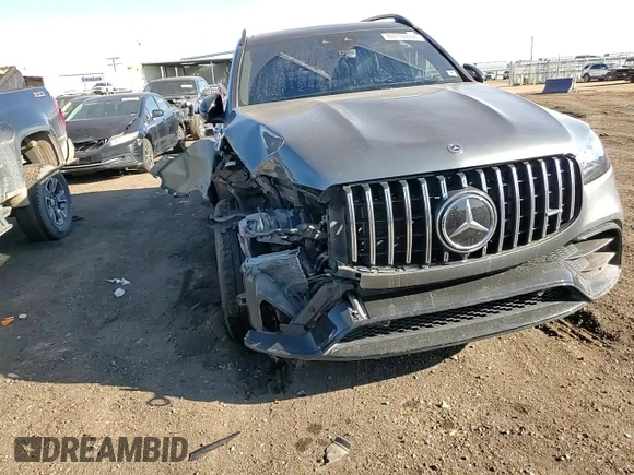2021 Mercedes-Benz GLS with VIN 4JGFF8KE6MA515418, listed as a Copart auction lot 80118884 with 23,533 mi miles and Salvage Title. Bid and sale history available at carsss.com. Image 12.