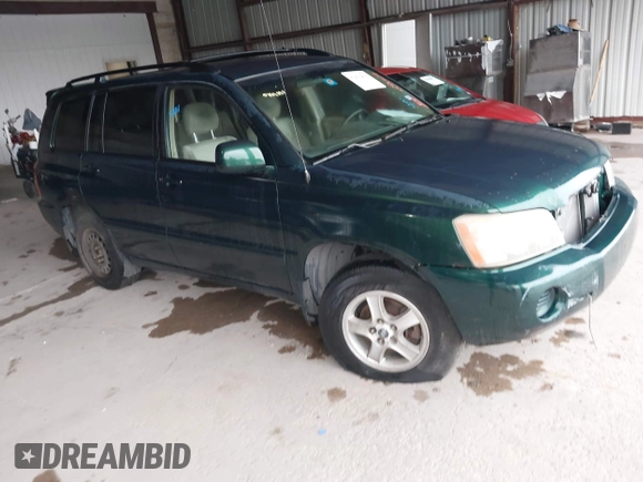 2001 Toyota Highlander z VIN JTEGD21A110012161, wystawiony jako IAAI lot #42479479 z przebiegiem 205 528 mil mil oraz . Historia ofert i sprzedaży dostępna na DreamBid. Obrazek 1.