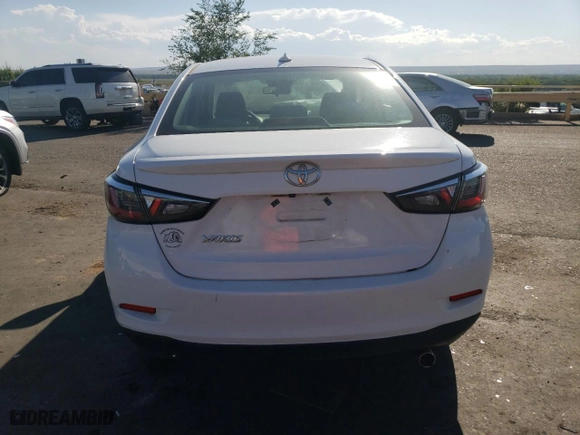 2019 Toyota Yaris Sedan L with VIN 3MYDLBYV2KY511935, listed as a Copart auction lot 61950194 with 47,902 mi miles and Salvage Title. Bid and sale history available at carsss.com. Image 6.