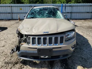 2017 Jeep Compass Latitude with VIN 1C4NJDEB9HD127855, listed as a Copart auction lot 56699735 with 119,046 mi miles and Salvage title. Bid and sale history available at DreamBid. Image 5.