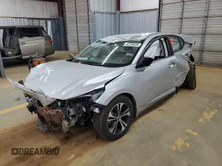 2021 Nissan Sentra SV with VIN 3N1AB8CV0MY229989, listed as a Copart auction lot 48766635 with Not Provided miles and Salvage Title. Bid and sale history available at carsss.com. Image 1.