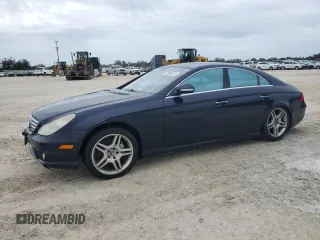 2007 Mercedes-Benz CLS-Class 5.5L with VIN WDDDJ72X47A090300, listed as a Copart auction lot 75854474 with 0 mi miles and Salvage Title. Bid and sale history available at carsss.com. Image 1.