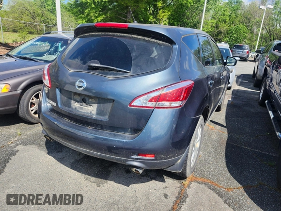 2014 Nissan Murano SV with VIN JN8AZ1MU8EW409868, listed as a IAAI auction lot 42025698 with 142,565 mi miles and . Bid and sale history available at carsss.com. Image 4.