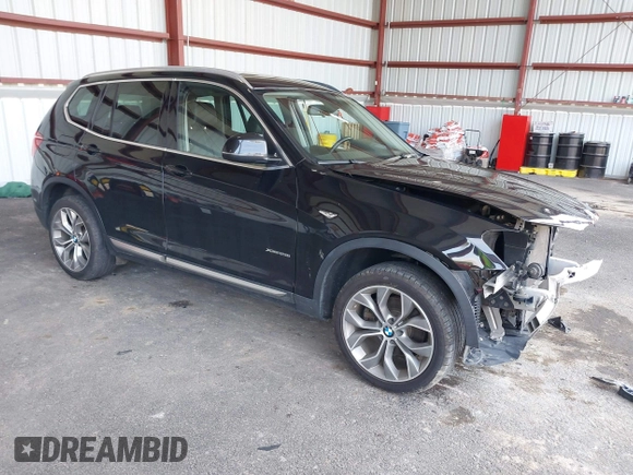 2015 BMW X3 xDrive28i with VIN 5UXWX9C56F0D52883, listed as a IAAI auction lot 42018908 with 103,292 mi miles and . Bid and sale history available at DreamBid. Image 1.