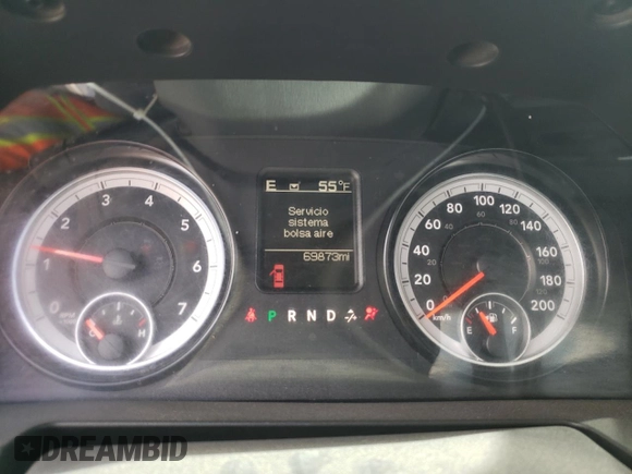 2015 Ram 1500 with VIN 3C6JRAAT7FG616444, listed as a Copart auction lot 48288274 with 69,873 mi miles and Salvage title. Bid and sale history available at DreamBid. Image 9.