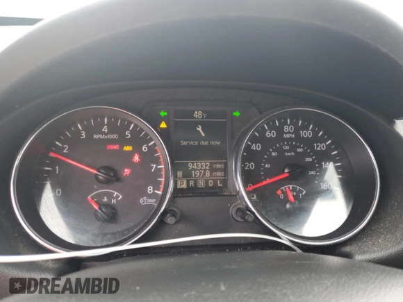 2015 Nissan Rogue S with VIN JN8AS5MV0FW257803, listed as a Copart auction lot 50332325 with 94,332 mi miles and Salvage Title. Bid and sale history available at DreamBid. Image 9.