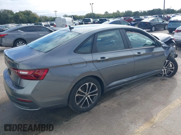 2024 Volkswagen Jetta Sport z VIN 3VWAM7BU0RM056206, wystawiony jako IAAI lot #41115217 z przebiegiem 3 162 mil mil oraz . Historia ofert i sprzedaży dostępna na DreamBid. Obrazek 4.