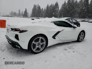 2022 Chevrolet Corvette 2LT with VIN 1G1YB2D46N5116389, listed as a Copart auction lot 45429855 with 0 mi miles and Salvage Title. Bid and sale history available at carsss.com. Image 3.