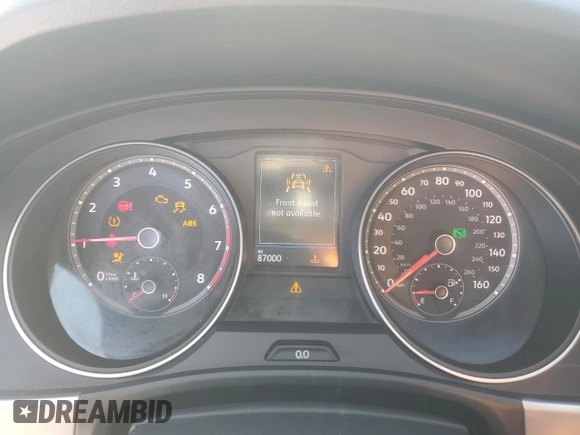2019 Volkswagen Atlas SE with VIN 1V2DR2CA8KC604113, listed as a Copart auction lot 53108275 with 87,000 mi miles and Salvage title. Bid and sale history available at DreamBid. Image 9.