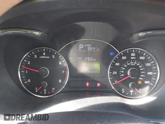 2017 Kia Forte LX with VIN 3KPFK4A7XHE016765, listed as a IAAI auction lot 40540016 with 126,264 mi miles. Bid and sale history available at carsss.com. Image 7.