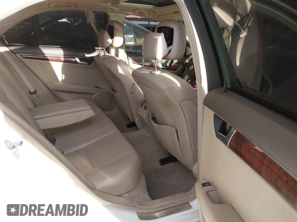 2012 Mercedes-Benz C-Class C 250 Sport with VIN WDDGF4HBXCA609157, listed as a IAAI auction lot 41419013 with 169,922 mi miles. Bid and sale history available at carsss.com. Image 8.