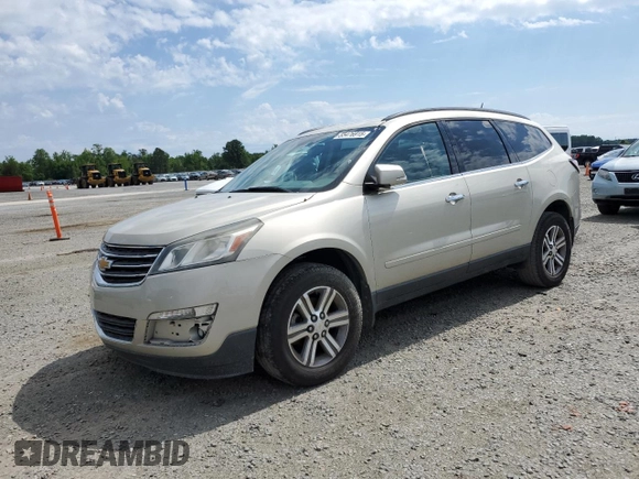 2015 Chevrolet Traverse LT with VIN 1GNKRGKD2FJ194578, listed as a Copart auction lot 55476915 with Not Provided miles and Clean Title. Bid and sale history available at carsss.com. Image 1.