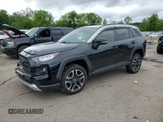 2019 Toyota RAV4 with VIN JTMJ1RFV3KJ003528, listed as a Copart auction lot 58833985 with 33,009 mi miles and Salvage title. Bid and sale history available at DreamBid. Image 1.