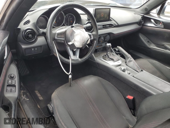 2016 Mazda MX-5 Miata Club z VIN JM1NDAC73G0103805, wystawiony jako Copart lot #51724195 z przebiegiem 76 522 mil mil oraz Szkoda całkowita • Salvage title. Historia ofert i sprzedaży dostępna na DreamBid. Obrazek 8.