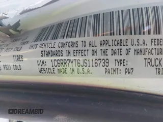 2018 Ram 1500 Rebel with VIN 1C6RR7YT6JS116739, listed as a IAAI auction lot 41737337 with 171,232 mi miles. Bid and sale history available at carsss.com. Image 9.