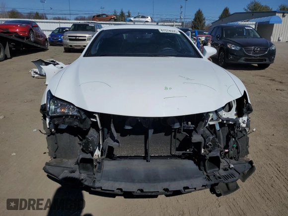 2016 Lexus RC 300 F Sport z VIN JTHSM5BC3G5000653, wystawiony jako Copart lot #47374555 z przebiegiem 113 722 mil mil oraz Szkody całkowita. Historia ofert i sprzedaży dostępna na DreamBid. Obrazek 5.