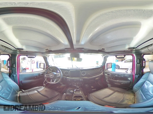 2022 Jeep Wrangler Unlimited Sahara with VIN 1C4HJXEN0NW106045, listed as a Copart auction lot 52383455 with 104,937 mi miles and Salvage title. Bid and sale history available at DreamBid. Image 13.