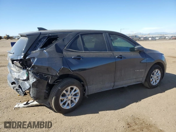2021 Chevrolet Equinox LS z VIN 3GNAXHEV7MS105577, wystawiony jako Copart lot #53572885 z przebiegiem 50 928 mil mil oraz Szkoda całkowita • Salvage title. Historia ofert i sprzedaży dostępna na DreamBid. Obrazek 3.