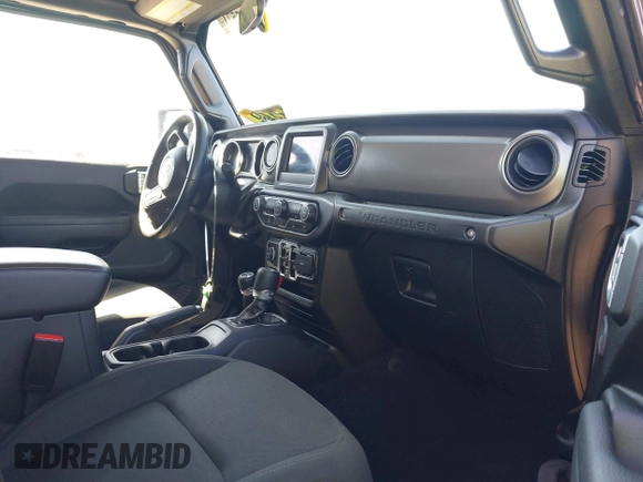 2022 Jeep Wrangler Unlimited Willys with VIN 1C4HJXDN1NW144112, listed as a IAAI auction lot 41867571 with 63,876 mi miles and . Bid and sale history available at DreamBid. Image 5.