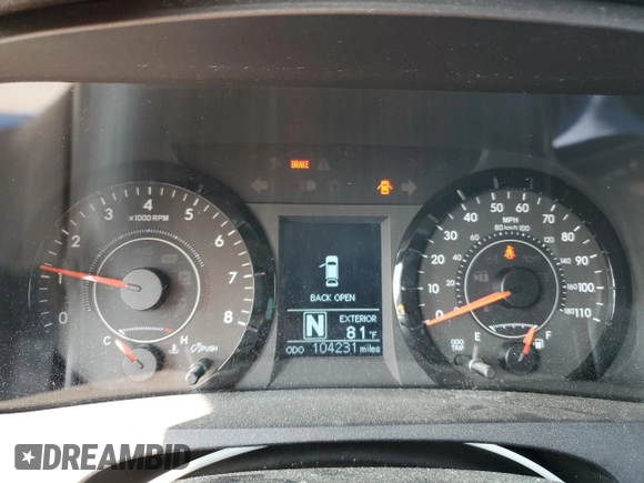 2015 Toyota Sienna L z VIN 5TDZK3DC7FS559722, wystawiony jako Copart lot #59285755 z przebiegiem 104 231 mil mil oraz Szkoda całkowita • Salvage title. Historia ofert i sprzedaży dostępna na DreamBid. Obrazek 9.