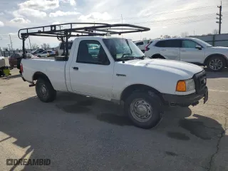 2005 Ford Ranger XL with VIN 1FTYR10UX5PA77782, listed as a Copart auction lot 46300915 with 195,008 mi miles and Salvage Title. Bid and sale history available at carsss.com. Image 4.